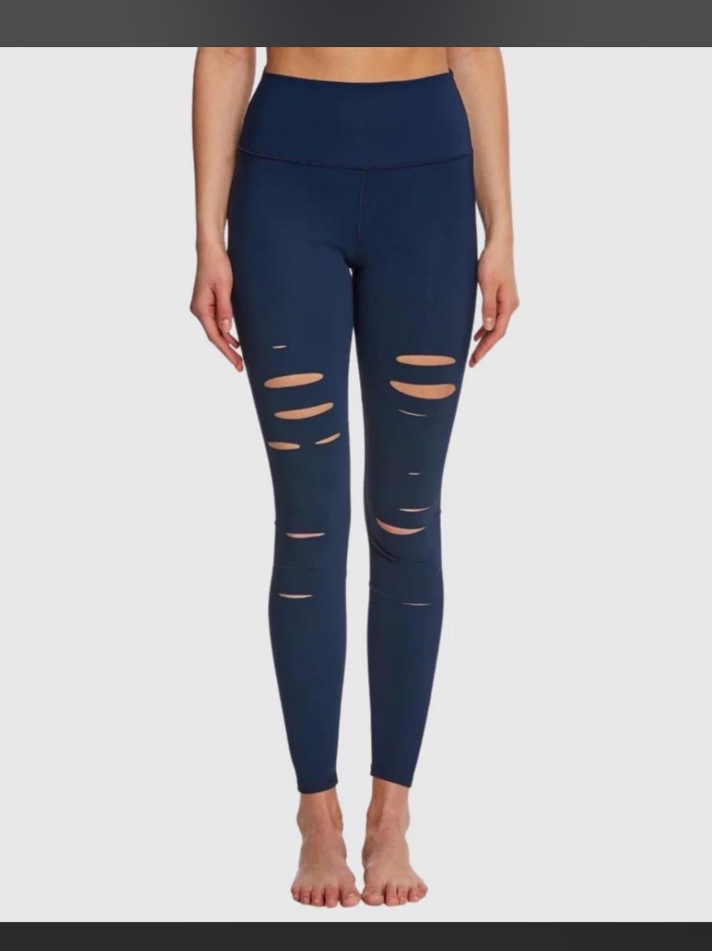 Alo Yoga High-Waist Ripped Warrior Legging